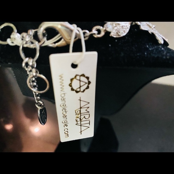 Amrita Singh Edith crystal and silver tone statement necklace. NWT. - Picture 6 of 13